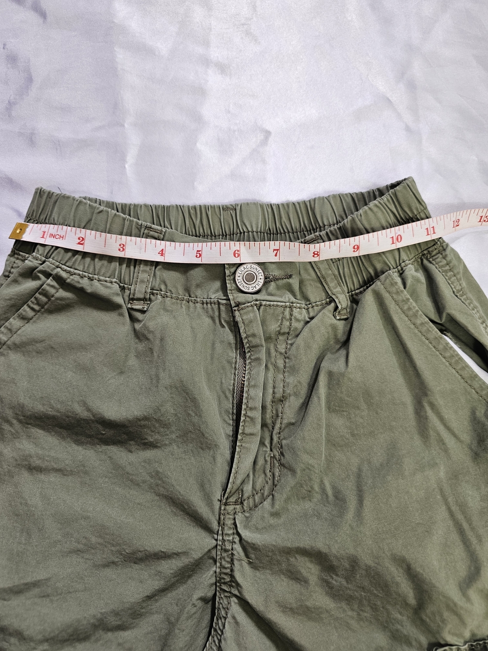 Y2K Olive Cargo Utility Pants - Picture 6 of 8